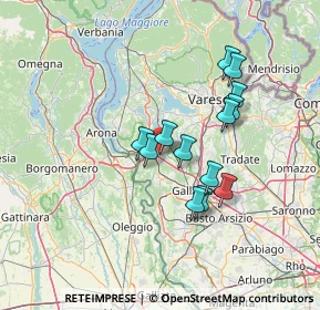 Mappa Via San Eurosia, 21029 Vergiate VA, Italia (11.42154)