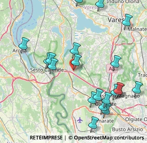 Mappa Via San Eurosia, 21029 Vergiate VA, Italia (9.3755)