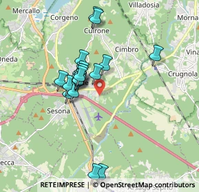 Mappa Via San Eurosia, 21029 Vergiate VA, Italia (1.5115)