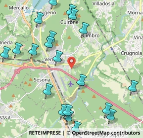 Mappa Via San Eurosia, 21029 Vergiate VA, Italia (2.6275)