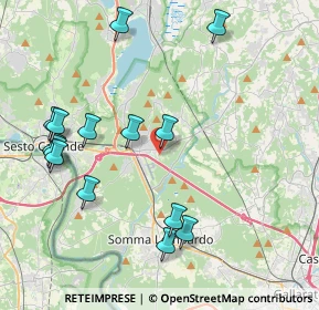 Mappa Via San Eurosia, 21029 Vergiate VA, Italia (4.47643)