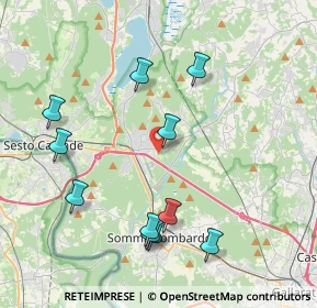 Mappa Via San Eurosia, 21029 Vergiate VA, Italia (4.24091)