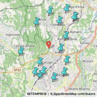 Mappa Cascina Sant'Ambrogio, 22060 Carugo CO, Italia (2.51563)