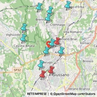Mappa Cascina Sant'Ambrogio, 22060 Carugo CO, Italia (2.09462)