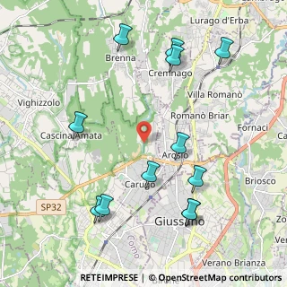 Mappa Cascina Sant'Ambrogio, 22060 Carugo CO, Italia (2.36917)