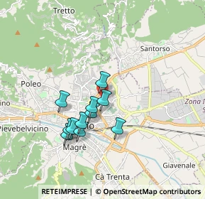 Mappa Via Botta, 36015 Schio VI, Italia (1.43909)