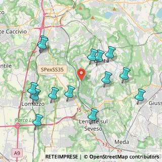 Mappa Via F. Rienti, 22063 Cantù CO, Italia (4.37214)