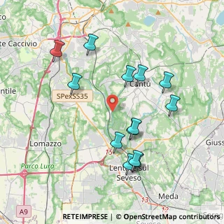 Mappa Via F. Rienti, 22063 Cantù CO, Italia (3.87154)