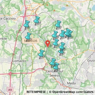 Mappa Via F. Rienti, 22063 Cantù CO, Italia (3.30357)