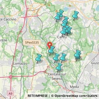 Mappa SP 34, 22063 Cantù CO, Italia (4.00667)