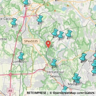 Mappa Via F. Rienti, 22063 Cantù CO, Italia (6.8845)