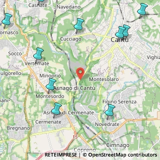 Mappa SP 34, 22063 Cantù CO, Italia (3.33909)
