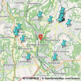Mappa Via F. Rienti, 22063 Cantù CO, Italia (2.73368)