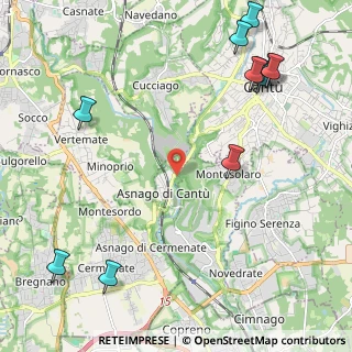 Mappa SP 34, 22063 Cantù CO, Italia (2.95273)