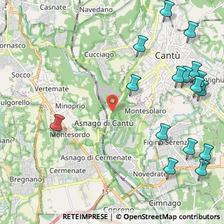 Mappa SP 34, 22063 Cantù CO, Italia (3.055)