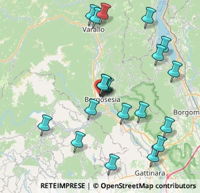 Mappa Via Luigi Lenot, 13010 Borgosesia VC, Italia (8.276)