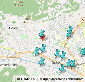 Mappa Via Assisi, 36015 Schio VI, Italia (1.20333)