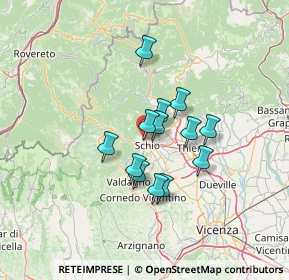 Mappa Via Assisi, 36015 Schio VI, Italia (9.52769)