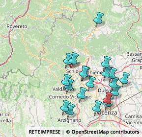 Mappa Via Assisi, 36015 Schio VI, Italia (15.706)
