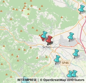 Mappa Via Assisi, 36015 Schio VI, Italia (6.44278)