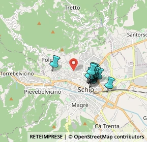 Mappa Via Assisi, 36015 Schio VI, Italia (1.16714)