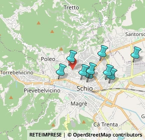 Mappa Via Assisi, 36015 Schio VI, Italia (2.00273)