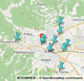 Mappa Via Assisi, 36015 Schio VI, Italia (1.64636)