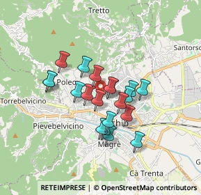 Mappa Via Assisi, 36015 Schio VI, Italia (1.2715)
