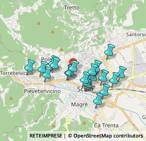 Mappa Via Assisi, 36015 Schio VI, Italia (1.478)