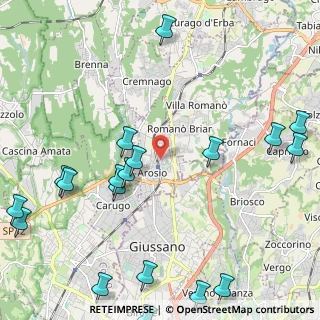 Mappa Via Mozzana, 22060 Arosio CO, Italia (3.048)