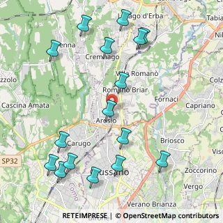 Mappa Via Mozzana, 22060 Arosio CO, Italia (2.50813)