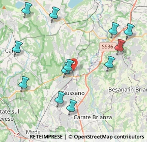 Mappa Via Mozzana, 22060 Arosio CO, Italia (4.71)