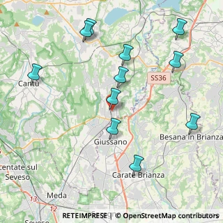 Mappa Via Mozzana, 22060 Arosio CO, Italia (4.54091)