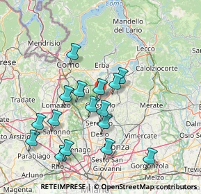 Mappa Via Mozzana, 22060 Arosio CO, Italia (14.66938)
