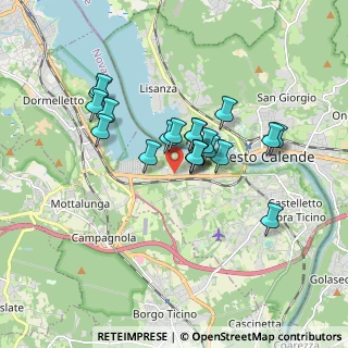 Mappa Via Stuella, 28053 Castelletto sopra Ticino NO, Italia (1.3615)