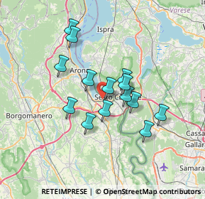 Mappa Via Stuella, 28053 Castelletto sopra Ticino NO, Italia (5.55714)