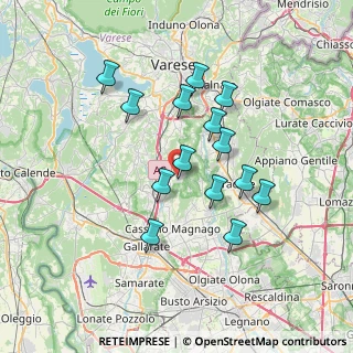 Mappa Via Francesco Petrarca, 21040 Carnago VA, Italia (6.23571)