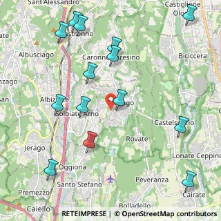 Mappa Via Francesco Petrarca, 21040 Carnago VA, Italia (2.52714)