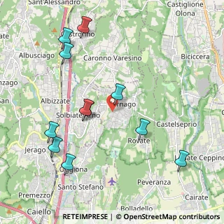 Mappa Via Francesco Petrarca, 21040 Carnago VA, Italia (2.25545)