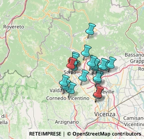 Mappa Via Alessandro Luzio, 36015 Schio VI, Italia (9.719)