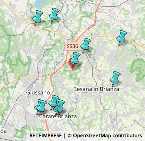 Mappa Via Giovanni Pascoli, 20836 Briosco MB, Italia (4.67182)