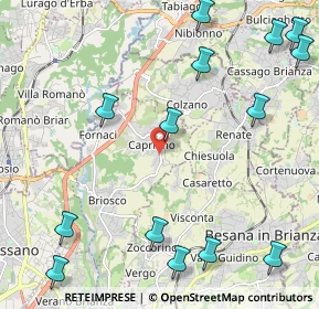 Mappa Via Giovanni Pascoli, 20836 Briosco MB, Italia (2.90143)