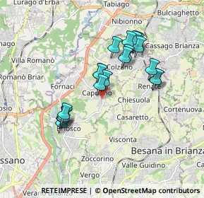 Mappa Via Giovanni Pascoli, 20836 Briosco MB, Italia (1.5695)