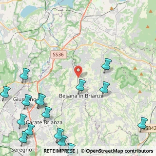 Mappa Via Giuseppe Garibaldi, 20838 Renate MB, Italia (6.72875)
