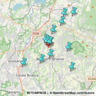 Mappa Via Giuseppe Garibaldi, 20838 Renate MB, Italia (3.25615)