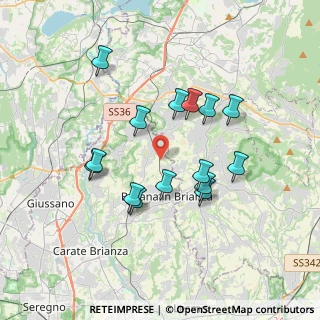 Mappa Via Giuseppe Garibaldi, 20838 Renate MB, Italia (3.262)