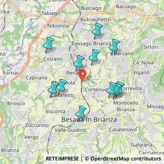 Mappa Via Giuseppe Garibaldi, 20838 Renate MB, Italia (1.74182)