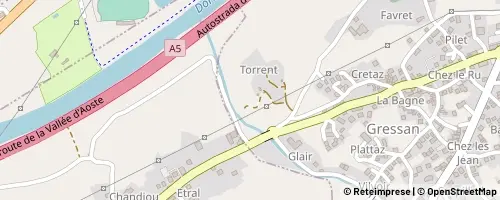 Mappa Gressan