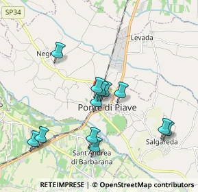 Mappa Via Ronche, 31047 Ponte di Piave TV, Italia (1.78833)