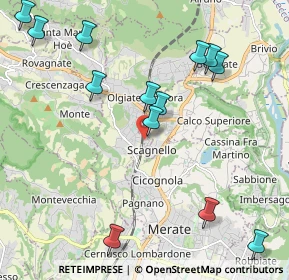 Mappa Via Indipendenza, 23887 Olgiate Molgora LC, Italia (2.43692)